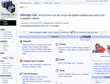 Tablet Screenshot of lsc.wikisign.org